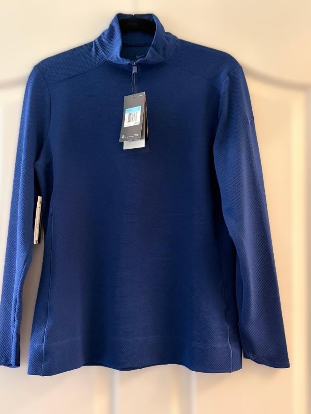 Nike Women's Dri-FIT UV 1/2-Zip Pullover Blue Golf AJ5278-492 Size M NWT